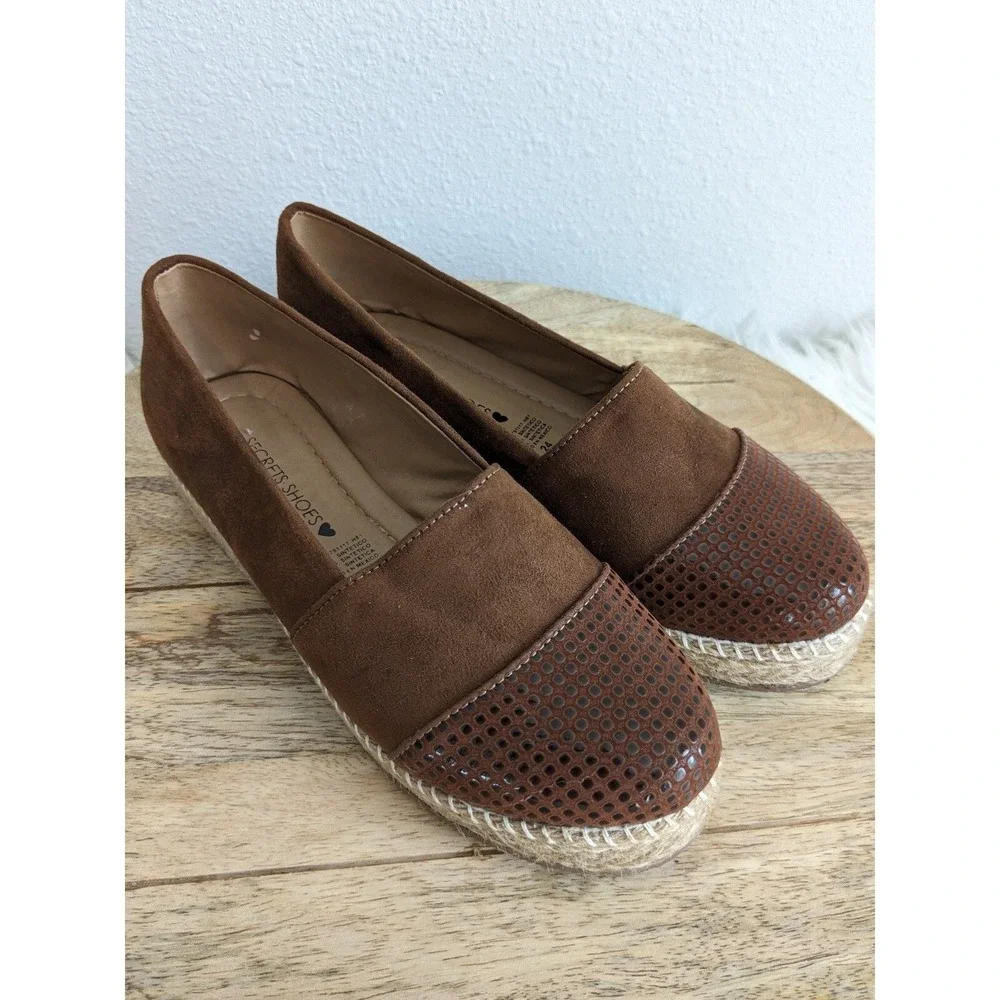Secrets Shoes brown suede